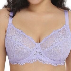 HSIA Sunflower Underwire Lace Bra - Sz 46DD US